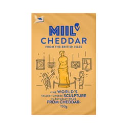 Miil Cheddar in Scheiben