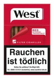 West Zigarillos Red Filter Cigarillos