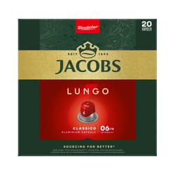 Jacobs Lungo 6 Classico, 20 Nespresso kompatible Kapseln