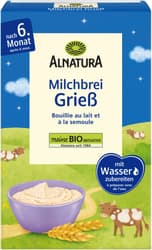 Alnatura Organic Milk Porridge Semolina