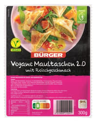 Burger Maultaschen with meat flavor VEGAN