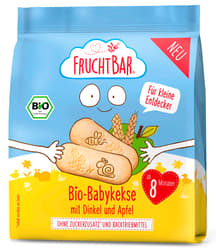FruchtBar organic baby biscuits spelt apple