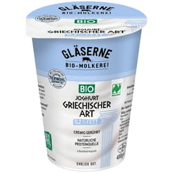 Glass Dairy Organic Greek Yogurt 0.2%