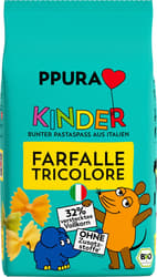 PPURA ORGANIC Children's Farfalle tricolore