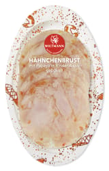 Wiltmann Hähnchenbrust mit Papaya in Rinder-Aspik, gepökelt