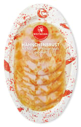 Wiltmann Hähnchenbrust mit Curry in Rinder-Aspik