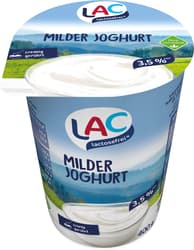 SWM LAC Skimmed Yoghurt 3,5% Fat, Lactose-free*, 8 x 400 g