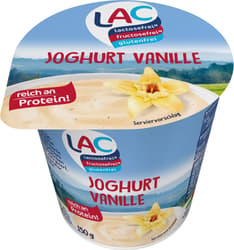 LAC Yoghurt vanilla 3,5% Fat, Lactose-free*, 150 g