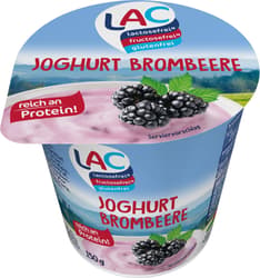 LAC Yoghurt blackberry 3,5% Fat, Lactose-free*, 150 g