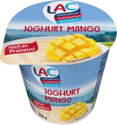 LAC Yoghurt mango 3,5% Fat, Lactose-free*, 150 g