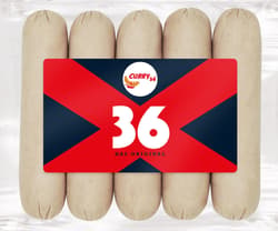 "Curry 36" curry sausage without intestine