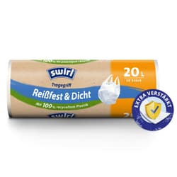 Swirl 20 l Tragegriff-Müllbeutel Reißfest & Dicht