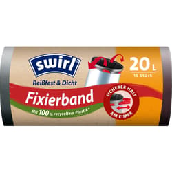 Swirl 20 l Fixierband-Müllbeutel Reißfest & Dicht