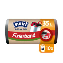 Swirl 35 l Fixierband-Müllbeutel Reißfest & Dicht