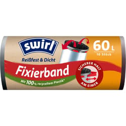 Swirl 60 l Fixierband-Müllbeutel Reißfest & Dicht