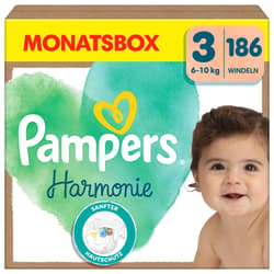 Pampers Harmonie Windeln Gr. 3, Monatsbox, 6kg-10kg