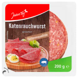 Jeden Tag Katenrauchwurst geräuchert
