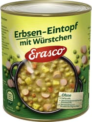 Erasco pea stew with sausages