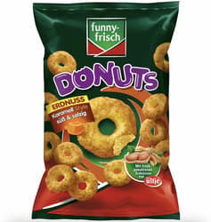 Funny-fresh donuts peanut caramel style sweet & salty