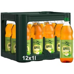 Spreequell Apfelschorle herb 12x1l PET (MEHRWEG)