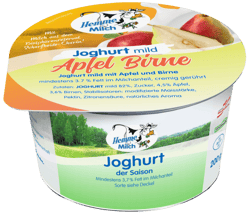 Hemme Milch Joghurt mild der Saison - Apfel Birne