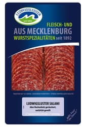 Ludwigsluster Salami in Scheiben