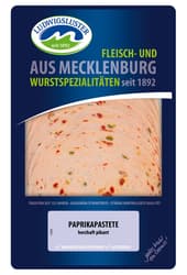 Ludwigsluster Paprikapastete in Scheiben