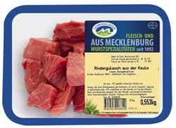 Ludwigsluster Rindergulasch aus der Keule