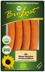 BioLust BIO Wiener Würstchen mit Kalbfleisch