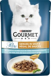 Gourmet Perle Genuss in Sauce mit Thunfisch in einer Sauce mit feiner Meeresfrüchtenote