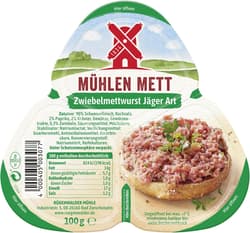 Rügenwalder Mühle Mühlen Mett onion sausage hunter style