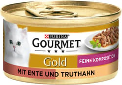 Purina GOURMET Gold feine Komposition mit Ente und Truthahn