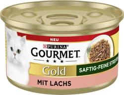 Purina GOURMET Gold Saftig feine Streifen mit Lachs