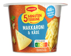 MAGGI 5 Minuten Terrine Makkaroni & Käse