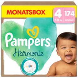 Pampers Harmonie Windeln Gr. 4, Monatsbox, 9kg-14kg
