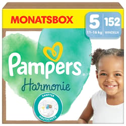 Pampers Harmonie Windeln Gr.5, Monatsbox, 11-16 Kg