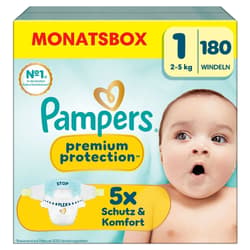 Pampers Premium Protection Windeln Gr.1, Monatsbox,  2-5 Kg