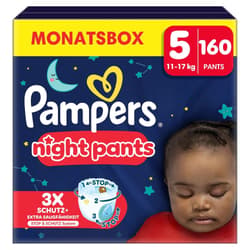 Pampers Night Pants Gr. 5, Monatsbox, 11-17kg