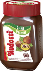Nudossi Hazelnut Nougat Cream 36% Hazelnuts without Palm Oil