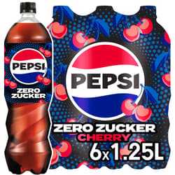 Pepsi Zero Cherry 6x1,25l (EINWEG)