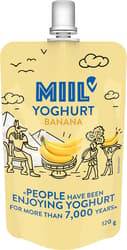 Miil Yogurt Banana Squeezable Pouch