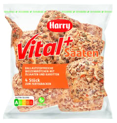 Harry Vital+Seed rolls for baking, 4 pieces.