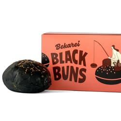 Bekarei Black Burger Bun 4 Buns