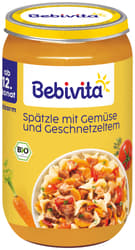 Bebivita Menüs Spätzle mit Gemüse und Geschnetzeltem ab dem 12. Monat