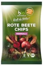 BIOZENTRALE ORGANIC Beetroot Chips Sea Salt