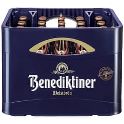 Benediktiner Weissbier Dunkel Kiste 20x0,5 (MEHRWEG)
