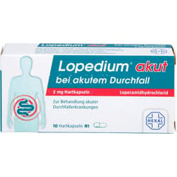 LOPEDIUM akut bei akutem Durchfall Hartkapseln
