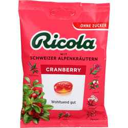 RICOLA oZ bag of cranberry candies