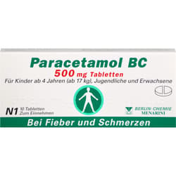 PARACETAMOL BC 500 mg tablets