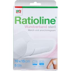 RATIOLINE wound dressing 15x10 cm sterile